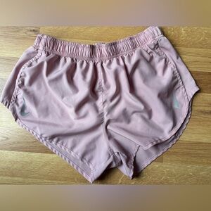 Nike Dri-fit Light Pink Lined Running Shorts Women’s Large